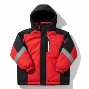 Swiss+tech Red & Black Hooded Winter Jacket (Kids) M 8